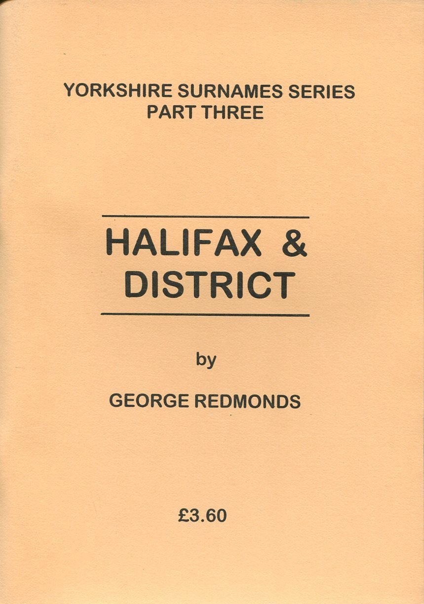 Yorkshire Surnames Series : Part Three : Halifax & District | Immagine principale