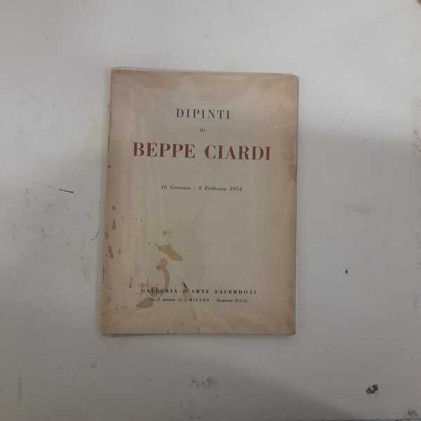 Beppe Ciardi dipinti di