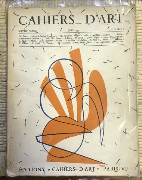 Cahiers d'art Juin 1953 n. 1