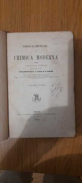 Chimica moderna, corso elementare di