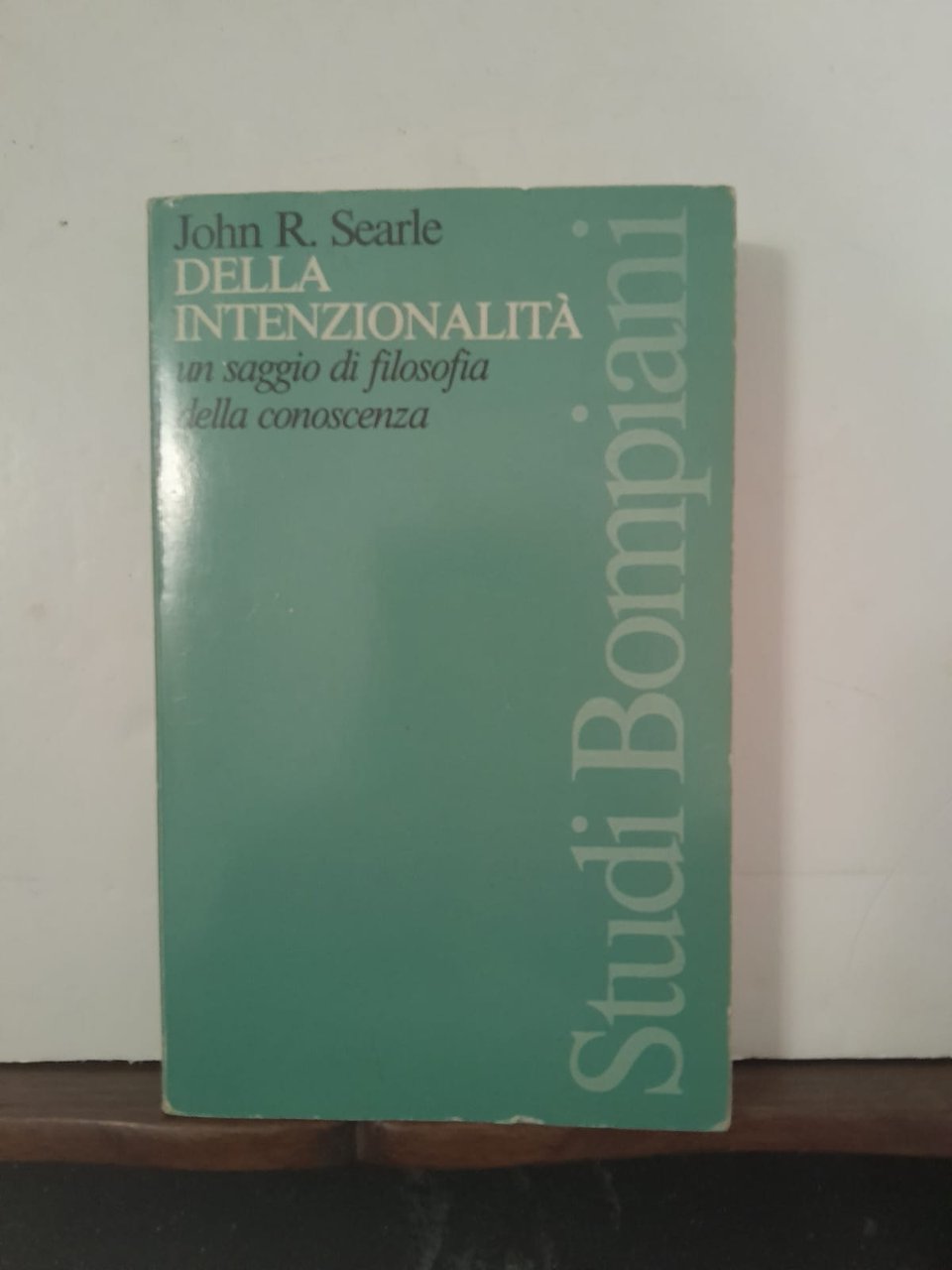 Della intenzionalità un saggio di filosofia della conoscenza