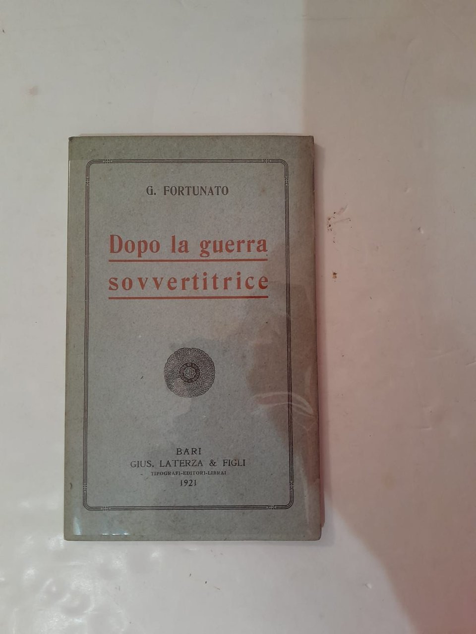 Dopo la guerra sovvertitrice