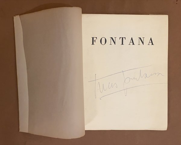 Fontana Lucio Autografo