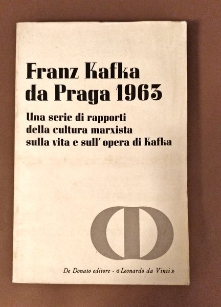 FRANZ KAFKA DA PRAGA 1963