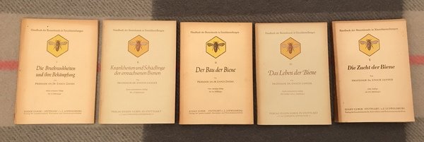 Handbuch der bienenkunde in einzeldarstellungen, 5 Voll.