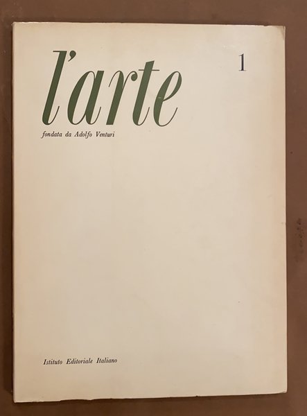 L'Arte (fondata da Adolfo Venturi)