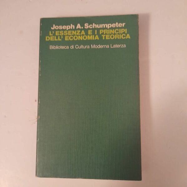 L'essenza e i principi dell'economia teorica /a cura di Giuseppe …