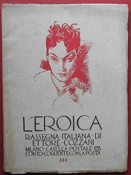 L&#39;EROICA. Quaderno numero 244 (anno 1938)