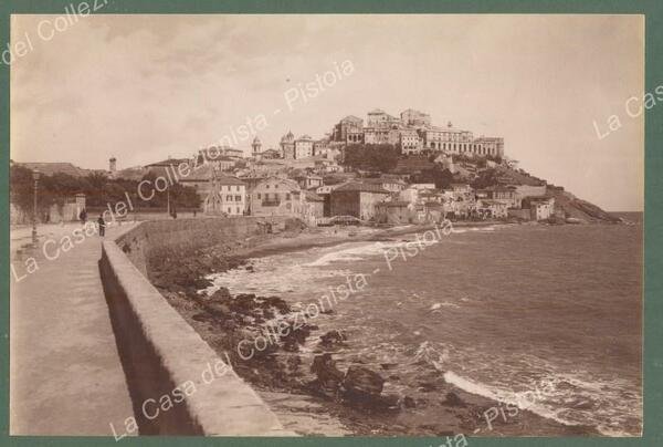 PORTO SAN MAURIZIO, Liguria. Panorama. Foto d&#39;epoca originale, anni &#39;20