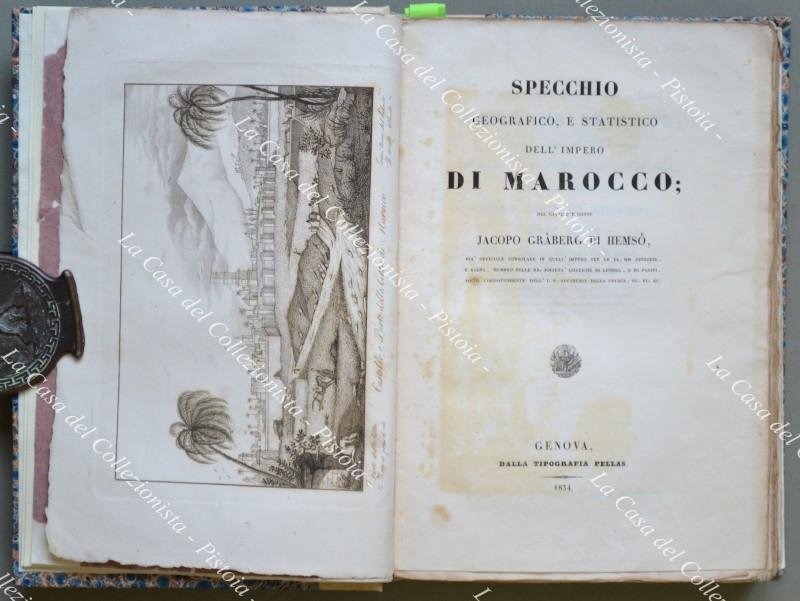 Africa - Marocco. SPECCHIO GEOGRAFICO E STATISTICO DELL&#39;IMPERO DEL MAROCCO.