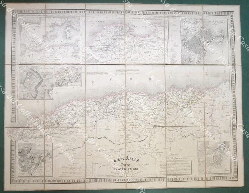 Africa-Algeria. ALGERIE. Par A.H. Doufour Geographe. Paris, chez Simmonneau, 1840