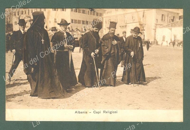 ALBANIA. Capi religiosi. Posta Militare Albania N.1. anno 1916