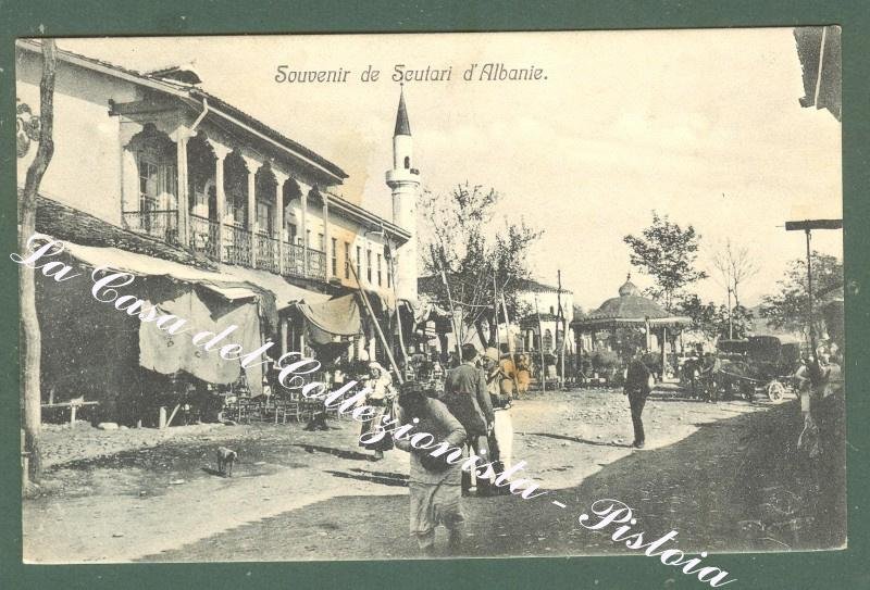 ALBANIA. Scutari. Cartolina d&#39;epoca viaggiata