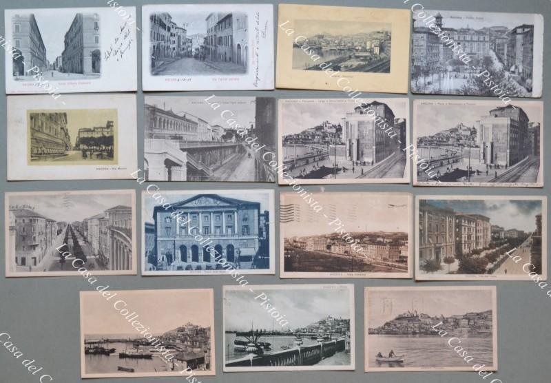 ANCONA, 15 cartoline (14 viaggiate tra il 1903 e il …