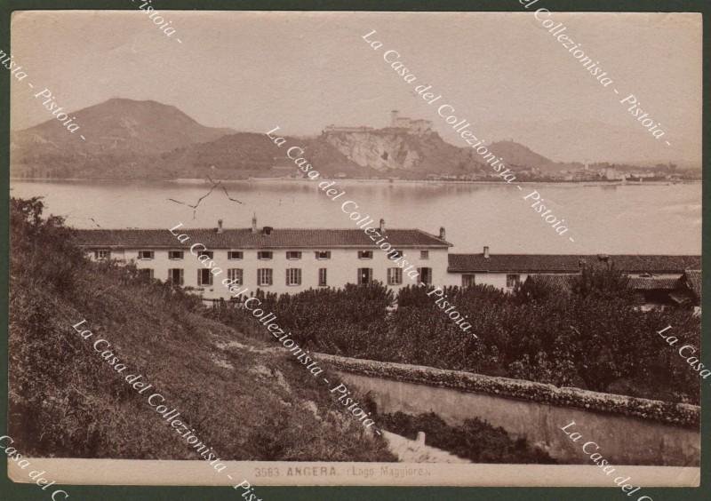 ANGERA, Lago Maggiore. Fotografia originale all&#39;albumina, circa 1880