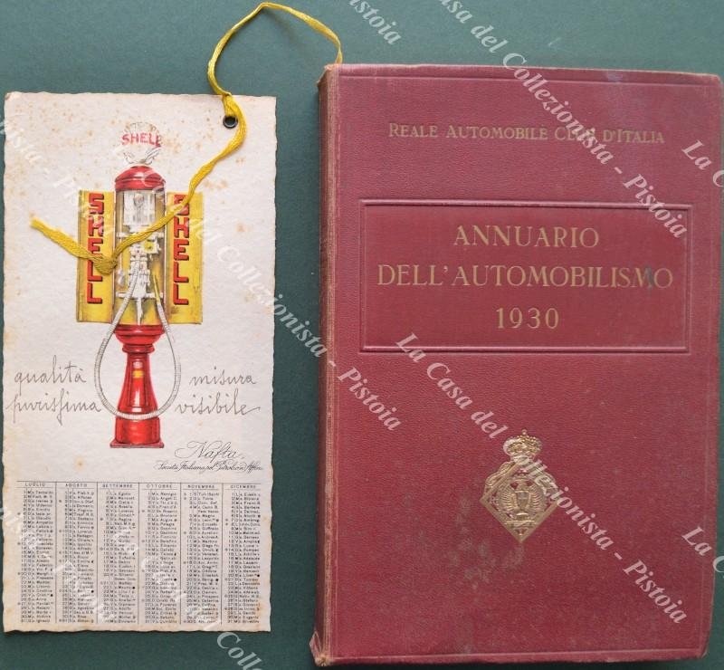 ANNUARIO DELL‚ÄôAUTOMOBILISMO 1930.