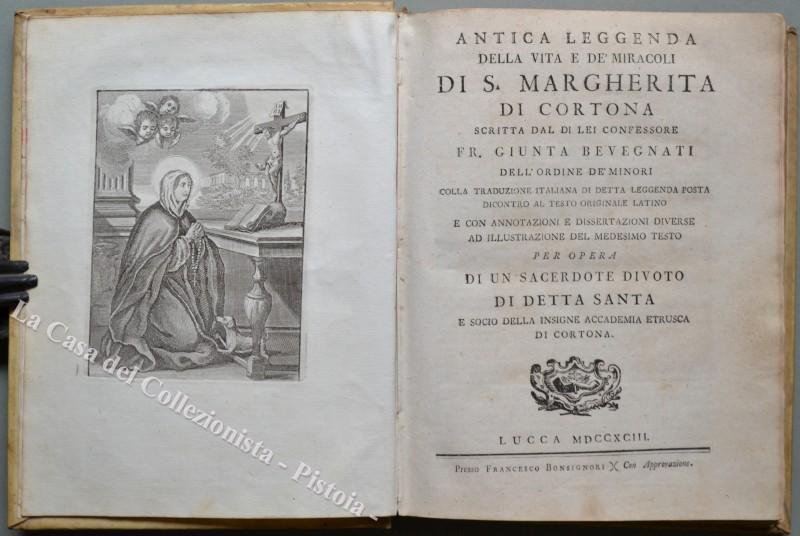 ANTICA LEGGENDA DELLA VITA E DE‚Äô MIRACOLI DI S. MARGHERITA …