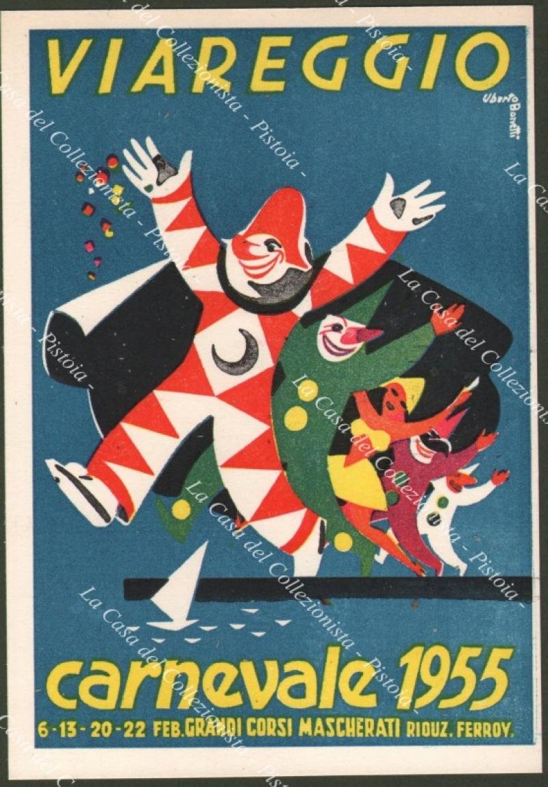 Bonetti Uberto. 1955 Carnevale di Viareggio.