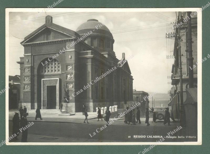 Calabria. REGGIO CALABRIA. Tempio della Vittoria. Cartolina d'epoca viaggiata