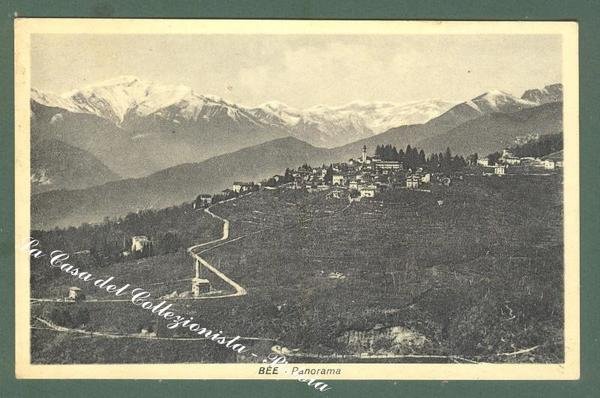 Piemonte. BEE&#39;, Verbania. Panorama. Cartolina d&#39;epoca viaggiata.