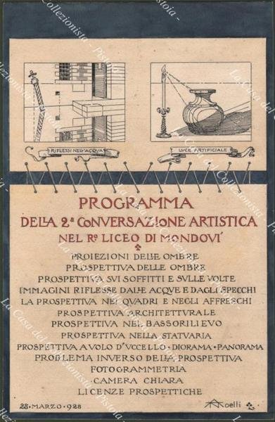BOZZETTO originale. ADIGE NOELLI (Piacenza 1870 â€“ MondovÃ¬ 1954), architetto …
