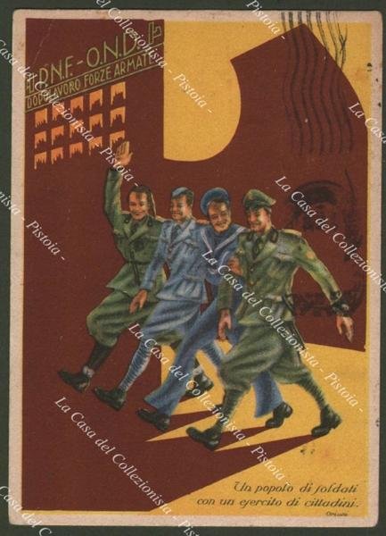 Fascismo. P.N.F. DOPOLAVORO FORZE ARMATE
