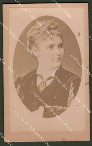 CHRISTINA NILSON (1843 - 1921), soprano svedese. Fotografia originale