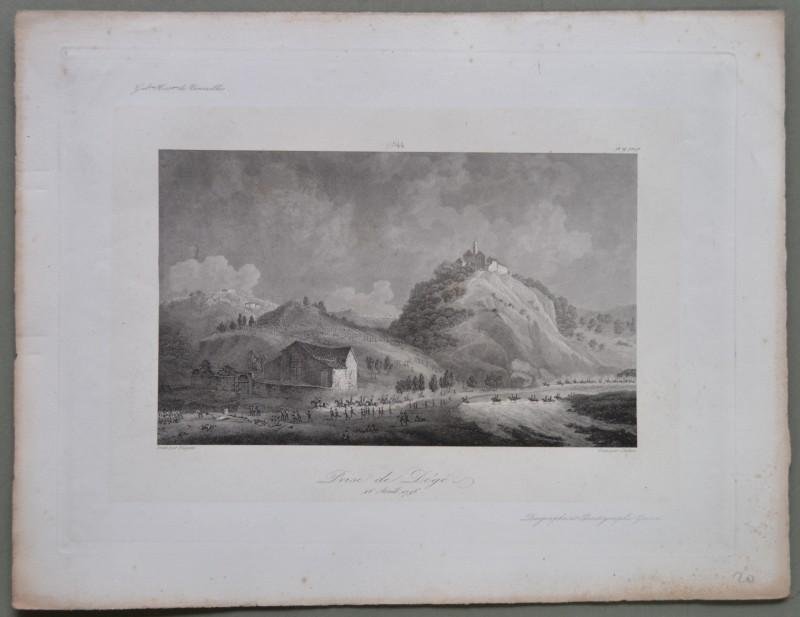 DEGO, Savona. Prise de Dego. 16 Avril 1796. Disegnato da …