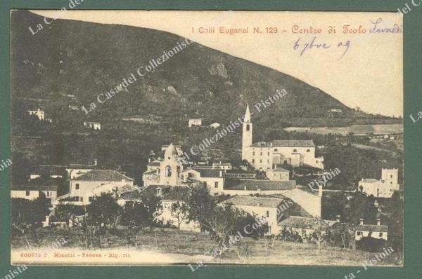 Veneto. TEOLO, Padova. Cartolina d&#39;epoca viaggiata nel 1909.