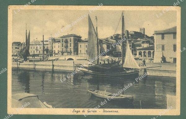 Lombardia. DESENZANO, Brescia. Cartolina d&#39;epoca viaggiata nel 1947