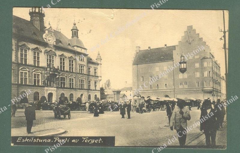 ESKILSTUNA, Svezia, Svezia, Sverige. Cartolina d&#39;epoca viaggiata nel 1919