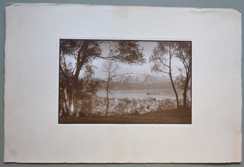 FOTO D&#39;EPOCA - TRIESTE. Bella grande foto del 1918 raffigurante …