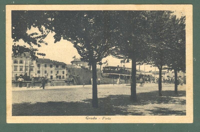 Friuli Venezia Giulia. GRADO, Gorizia, Porto. Cartolina d&#39;epoca