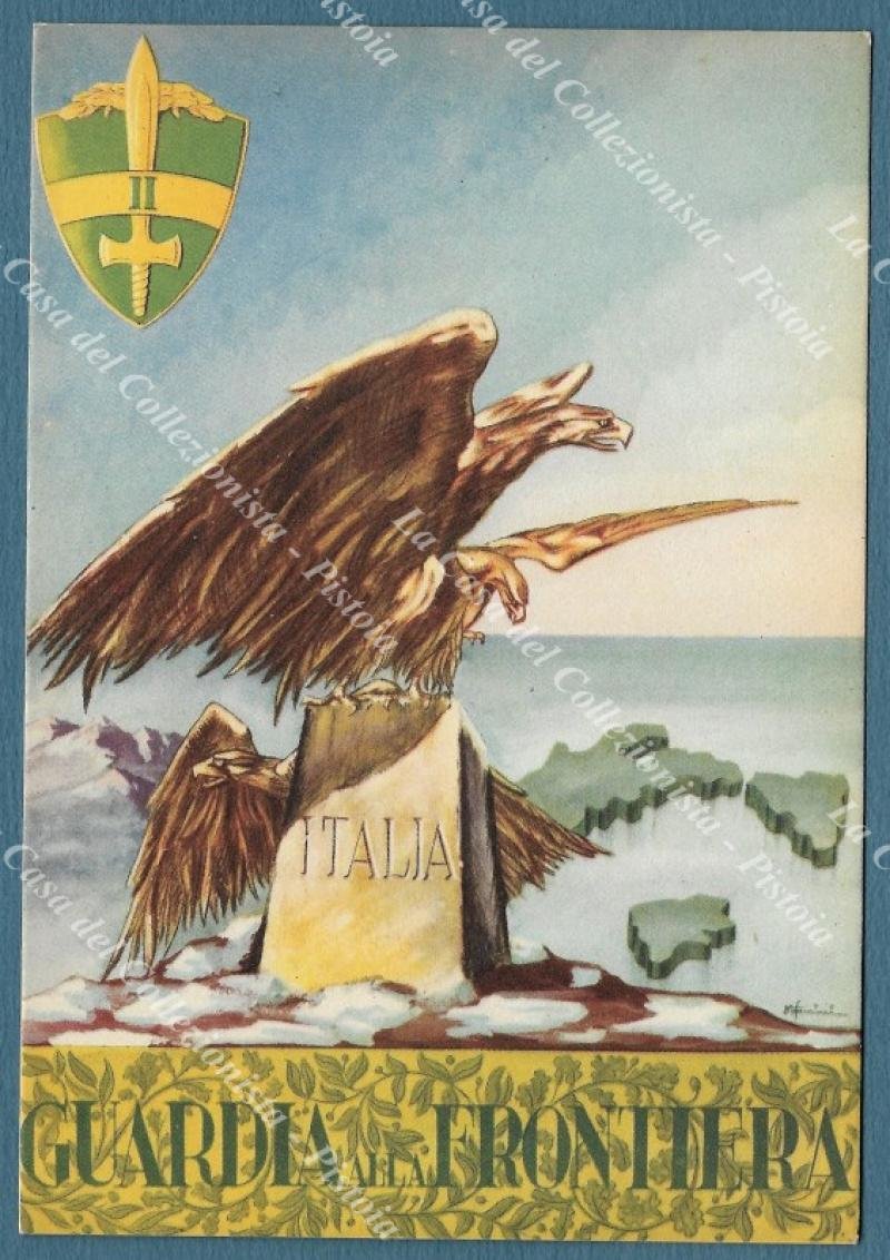 G.A.F. II SETTORE. Cartolina d&#39;epoca circa 1938