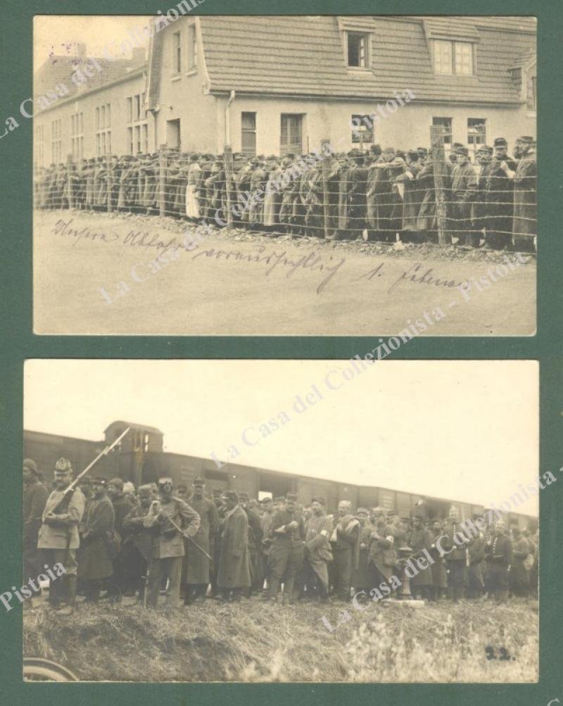 GERMANIA. OHRDRUF. Lager, prigionieri militari. 2 cartoline d&#39;epoca spedite in …