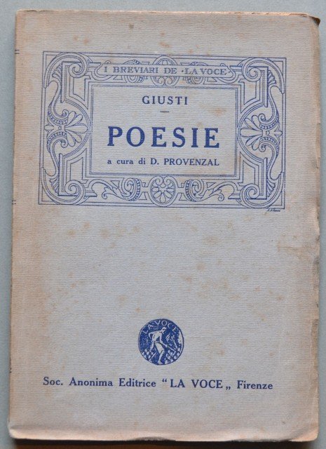 Giuseppe Giusti. POESIE.