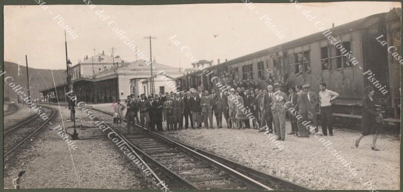 GORIZIA. STAZIONE FERROVIARIA. Foto originale del 16 settembre 1928