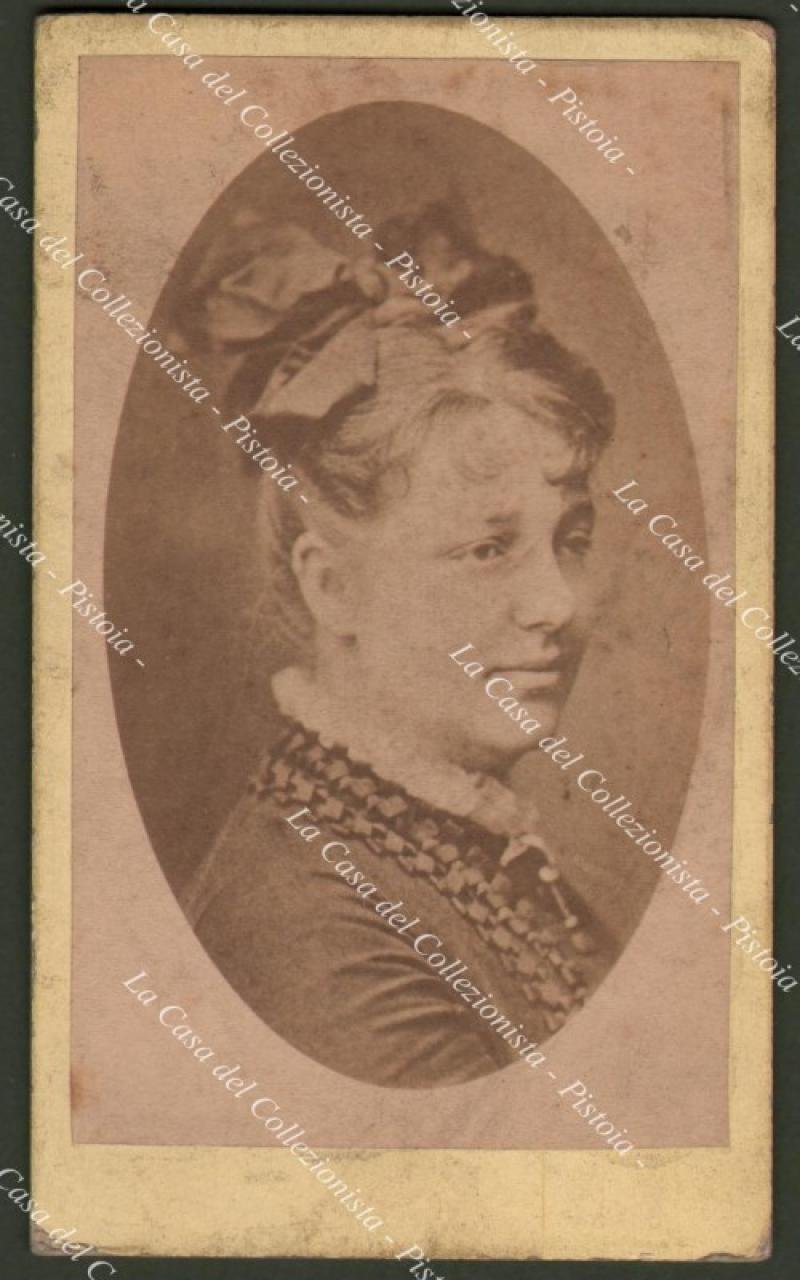 HEDWIG RAABE (1844 - 1905), attrice tedesca. Fotografia originale