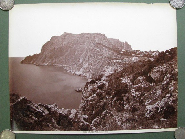 ISOLA DI CAPRI. Monte Solaro. Fotografia d&#39;epoca all&#39;albumina. Studio Brogi, …