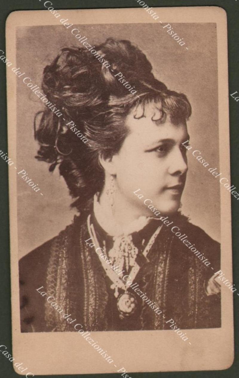 KLARA ZIEGLER (1844 - 1909), attrice tedesca. Fotografia originale.