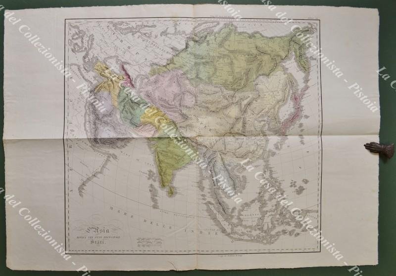 LâASIA DIVISA NEI SUOI PRINCIPALI STATI. Anno 1838.