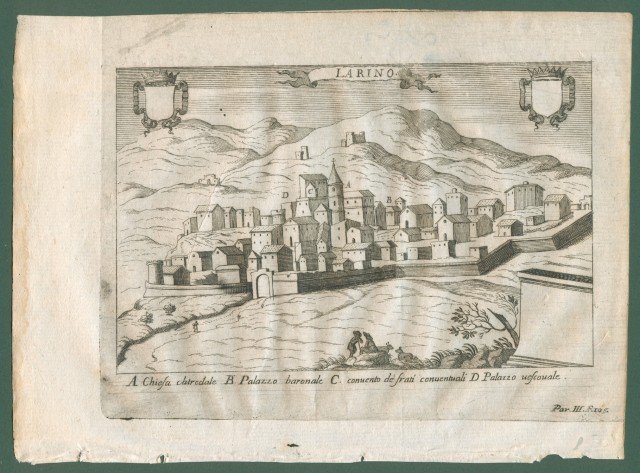 LARINO, Campobasso. Veduta generale.
