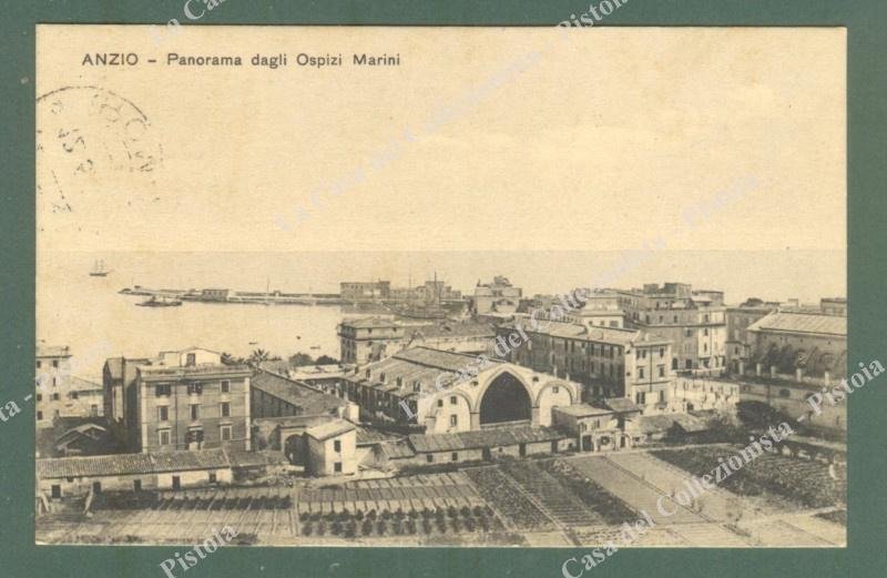 Lazio. ANZIO, Roma. Panorama degli Ospizi Marini. Cartolina d&#39;epoca viaggiata …