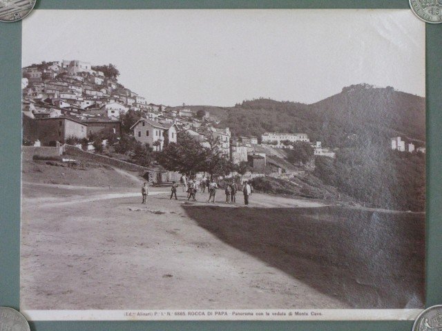 Lazio. ROCCA DI PAPA. Panorama con la veduta di Monte …