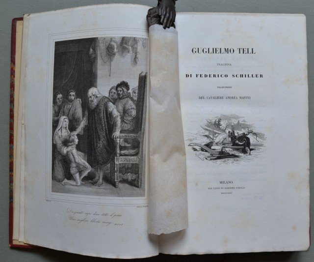 (Letteratura) SCHILLER FEDERICO. GUGLIELMO TELL. Tragedia di Federico Schiller. Traduzione …