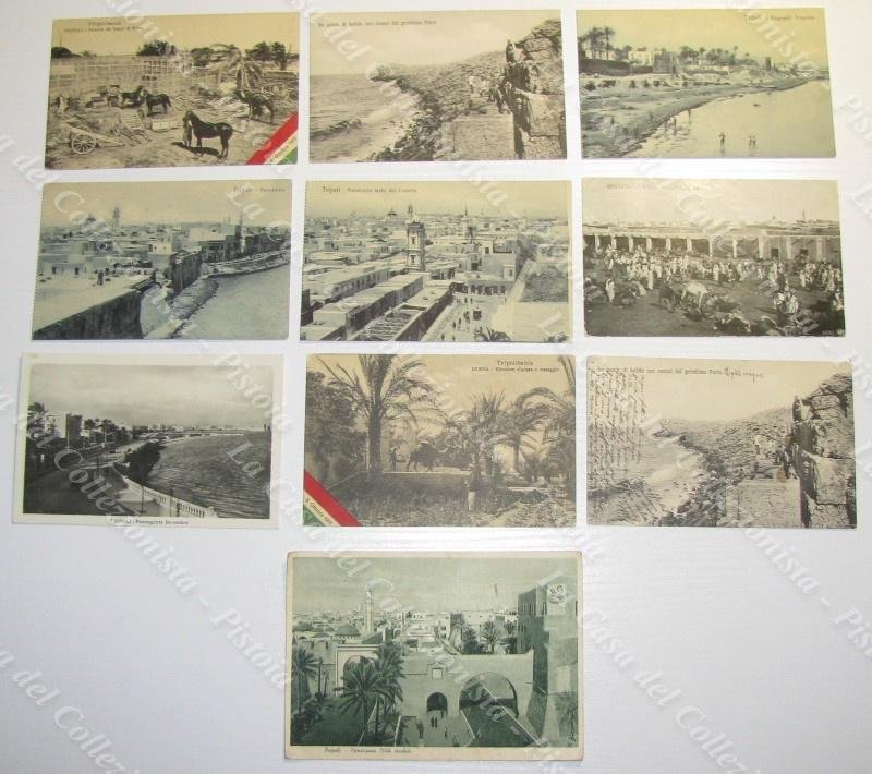 LIBIA. 10 cartoline d&#39;epoca