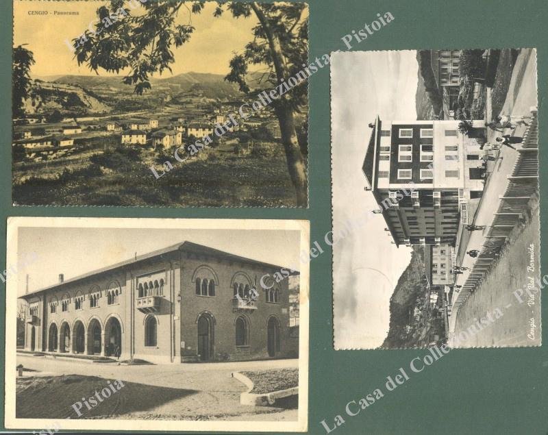 Liguria. CENGIO, Savona. 3 cartoline d'epoca viaggiate
