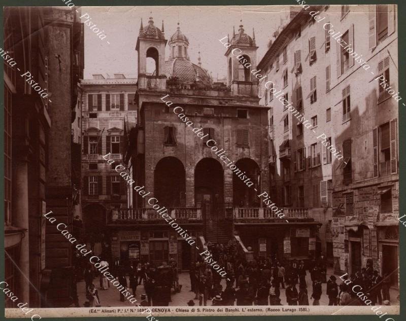 Liguria, GENOVA. Chiesa di S. Pietro dei Banchi. Grande fotografia …