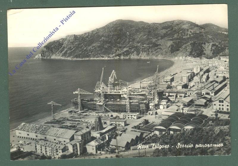 Liguria. RIVA TRIGOSO, Spezia. Cartolina d&#39;epoca viaggiata