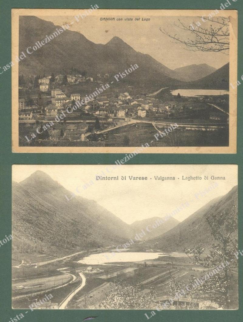 Lombardia. VALGANNA, Varese. 2 cartoline d&#39;epoca